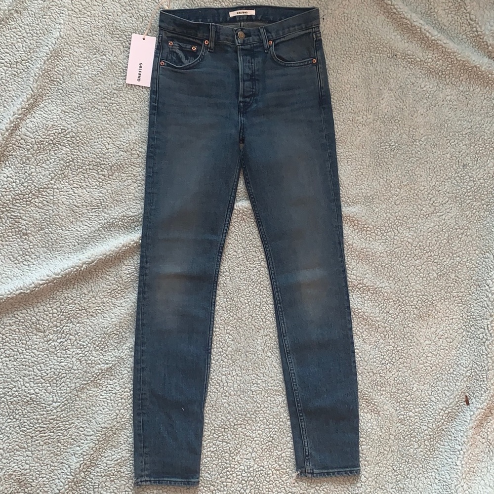 GRLFRND Karolina skinny leg high waist and a little stretch size 24